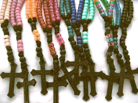 Rosary - Cord Paracord with Plastic Crucifix