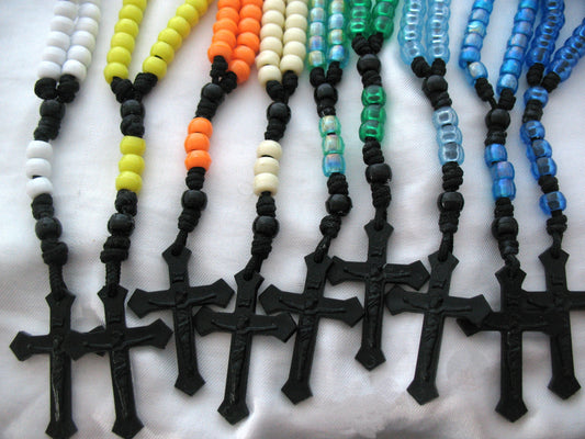 Rosary - Cord Paracord with Plastic Crucifix