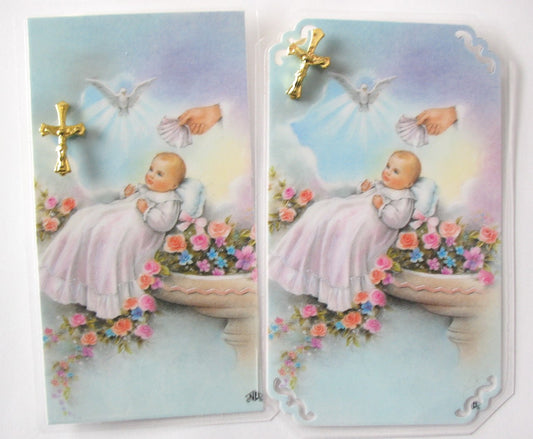 Godmother Baptism Gift - Crucifix Lapel Pin