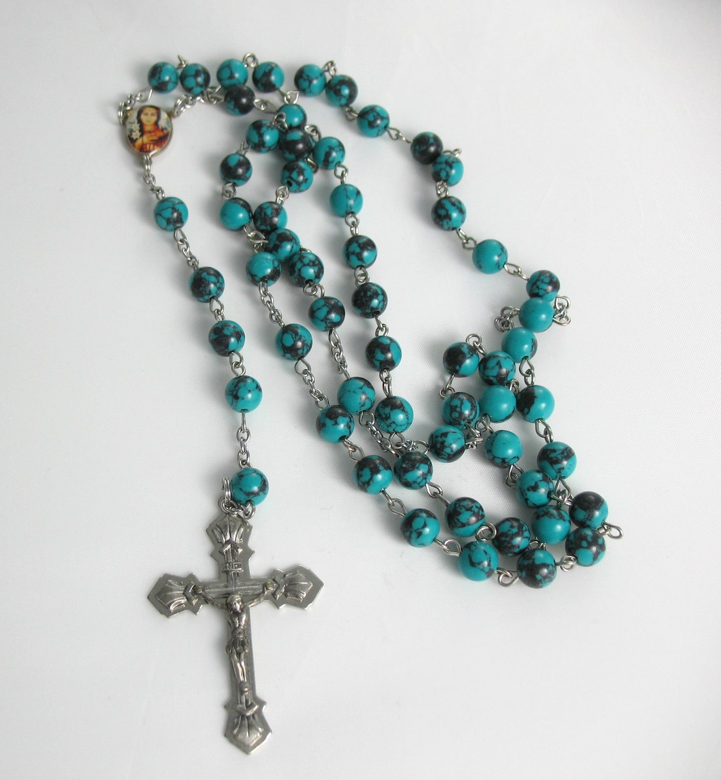 Rosary - Chain with St. Kateri Tekakwitha Center