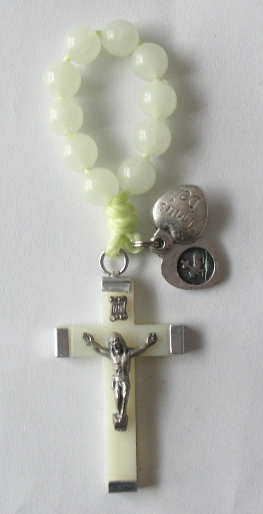 St. John the Baptist / Agnus Dei One Decade Pocket Rosary & Prayercard