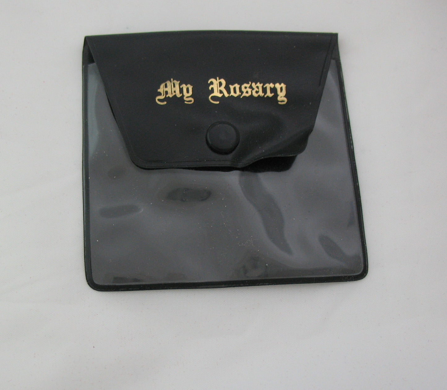 Rosary Pouch - Vinyl Plastic Inexpensive