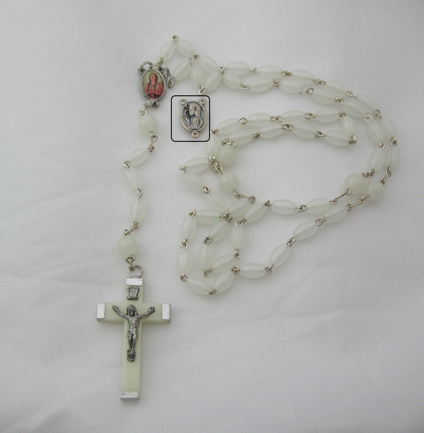 Rosary - Chain with Luminous Glow-In-The-Dark Beads