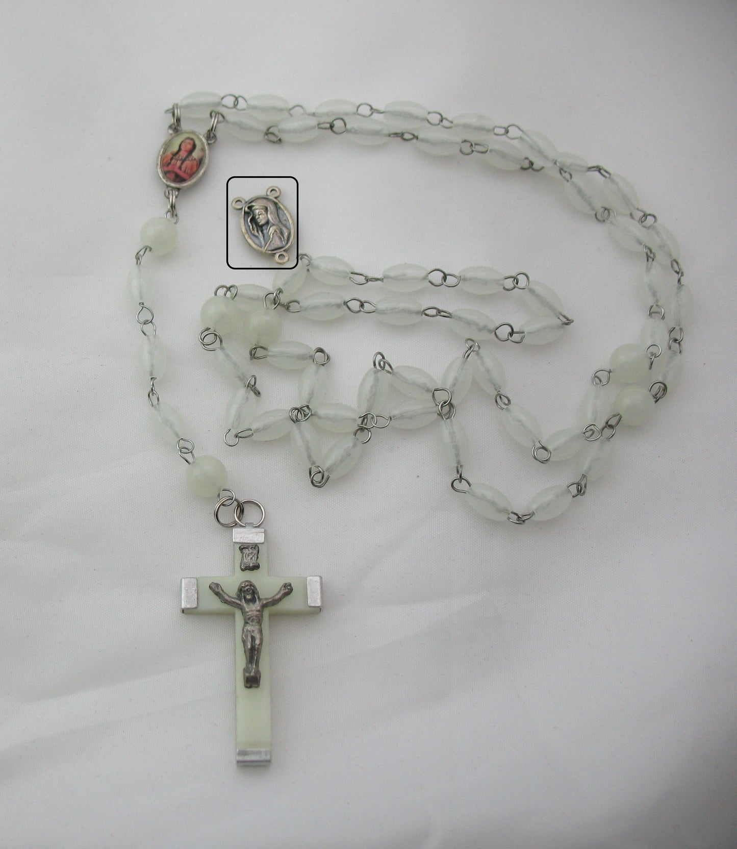 Rosary - Chain with Luminous Glow-In-The-Dark Beads