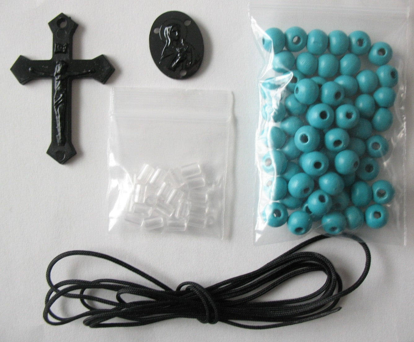 Rosary Making Kit - 7.5mm Wood Beads