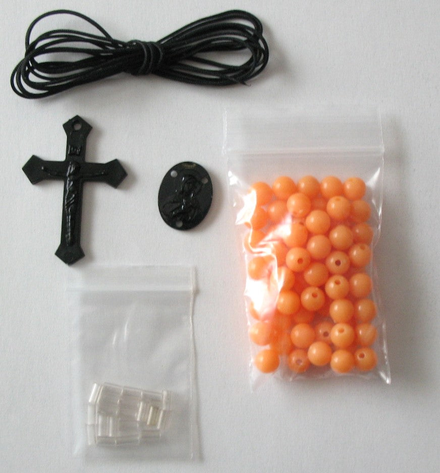 Rosary Making Kit - 7.5mm Round Beads - Buy 10+ for discount