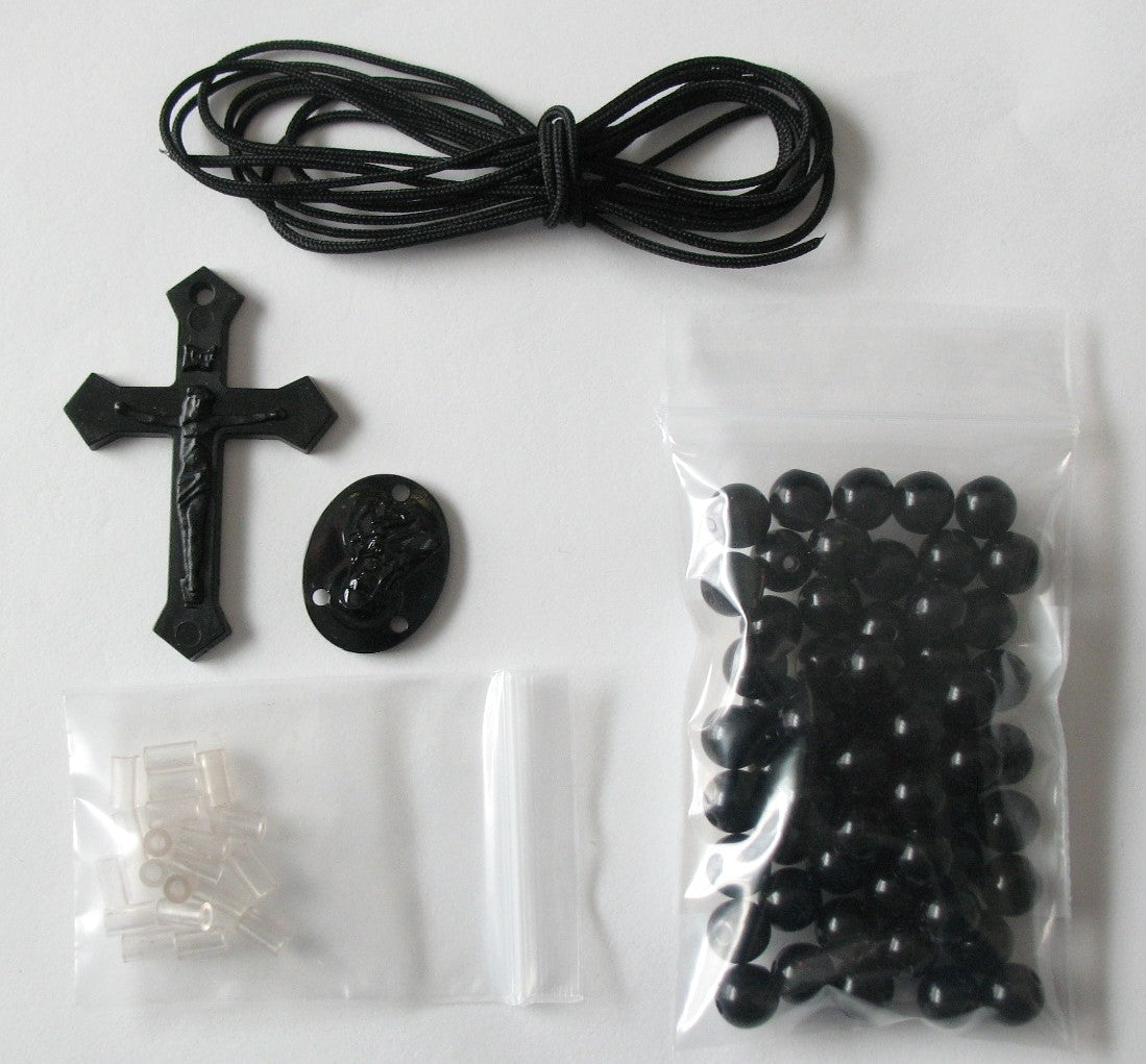 Rosary Making Kit - 7.5mm Round Beads - Buy 10+ for discount