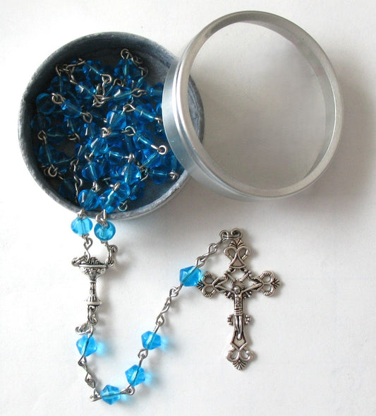Blue Rosary - Chalice Center