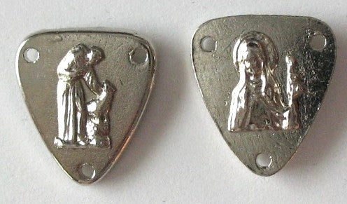 Rosary Parts - Centers - Silver Tone