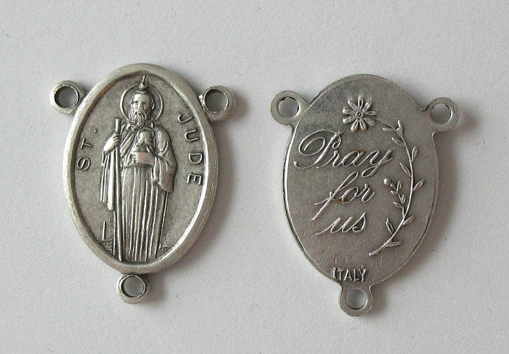 Rosary Parts - Centers - Silver Tone