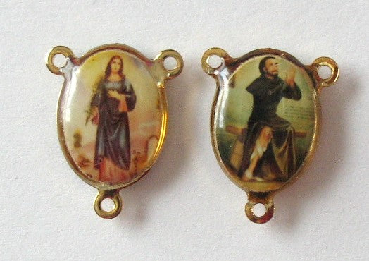 Rosary Parts - Centers - Gold Tone