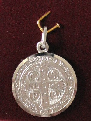 St. Benedict - Sterling Silver Medal