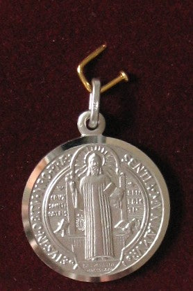 St. Benedict - Sterling Silver Medal
