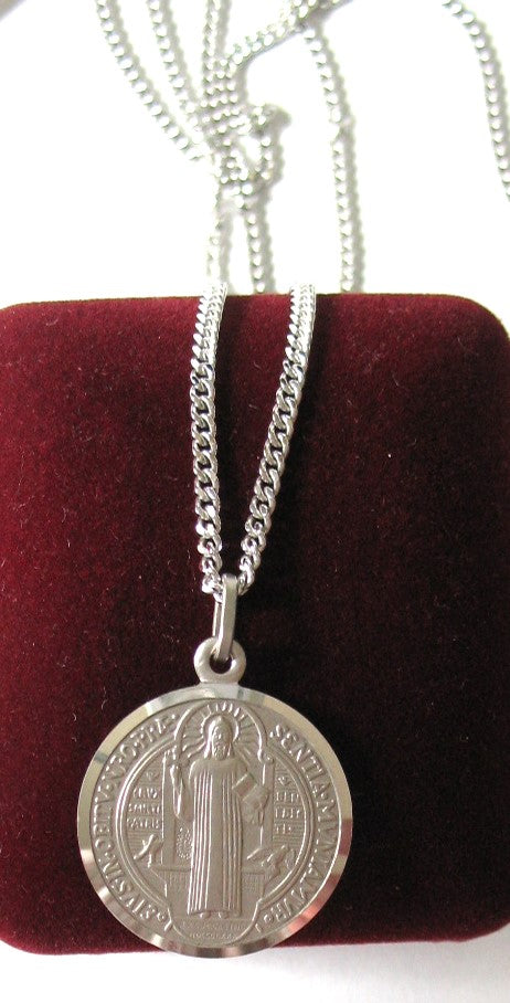 St. Benedict - Sterling Silver Medal