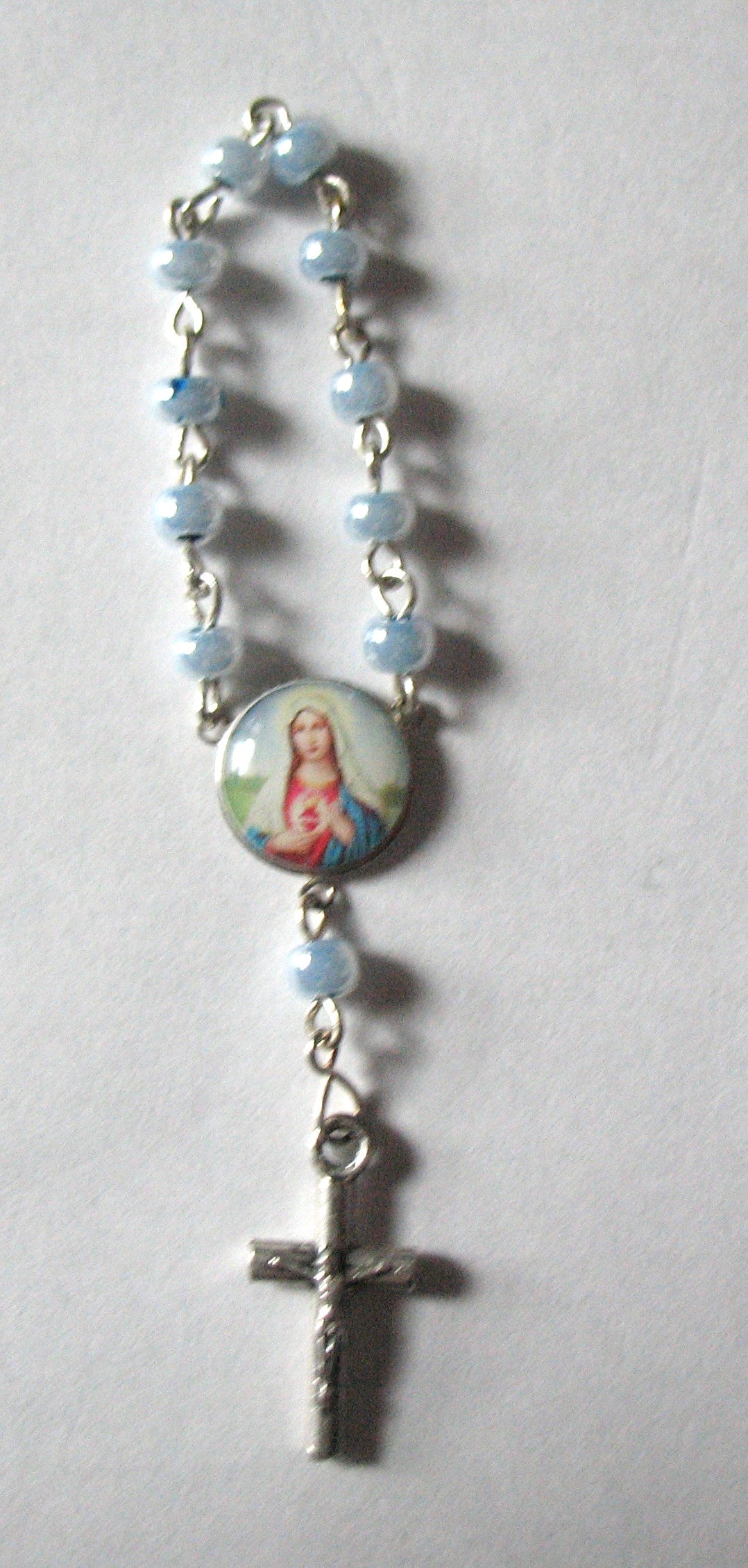 Rosary - One Decade Chain with Very Small Glass Beads