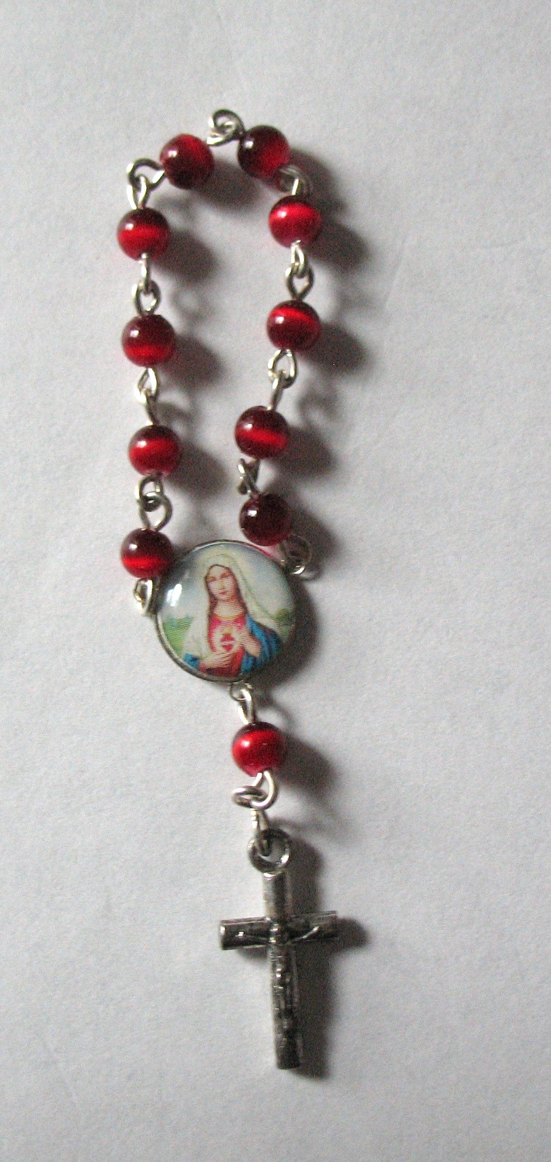 Rosary - One Decade Chain with Very Small Glass Beads