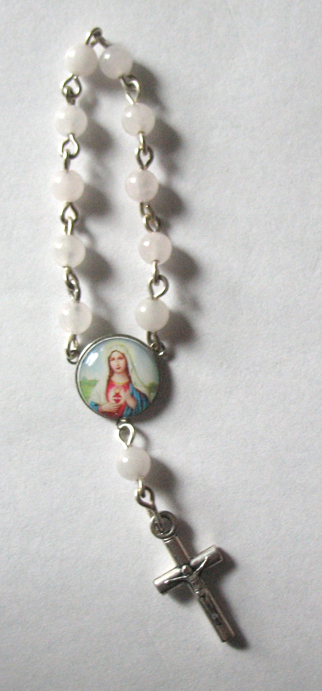 Rosary - One Decade Chain with Very Small Glass Beads