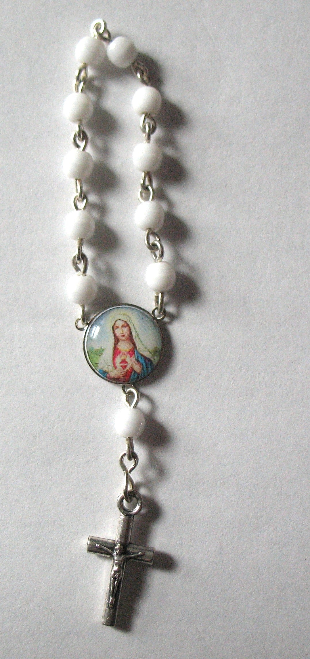 Rosary - One Decade Chain with Very Small Glass Beads