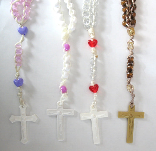 Rosary - Ladder Cord with Plastic Beads