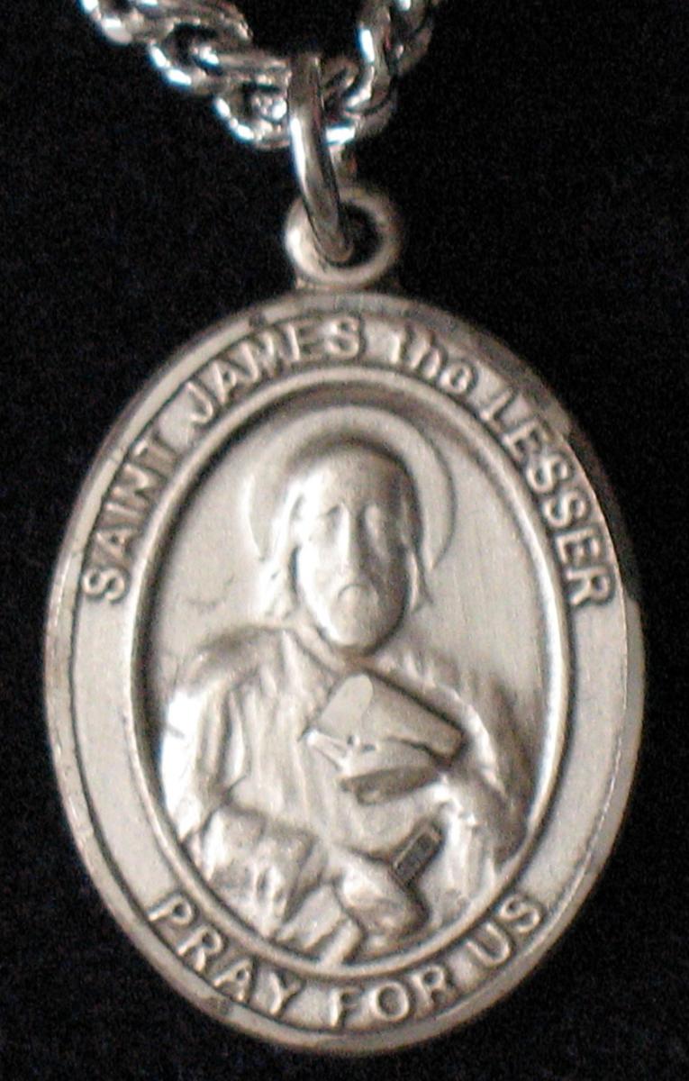 St. James the Lesser - Sterling Silver Medal with Chain