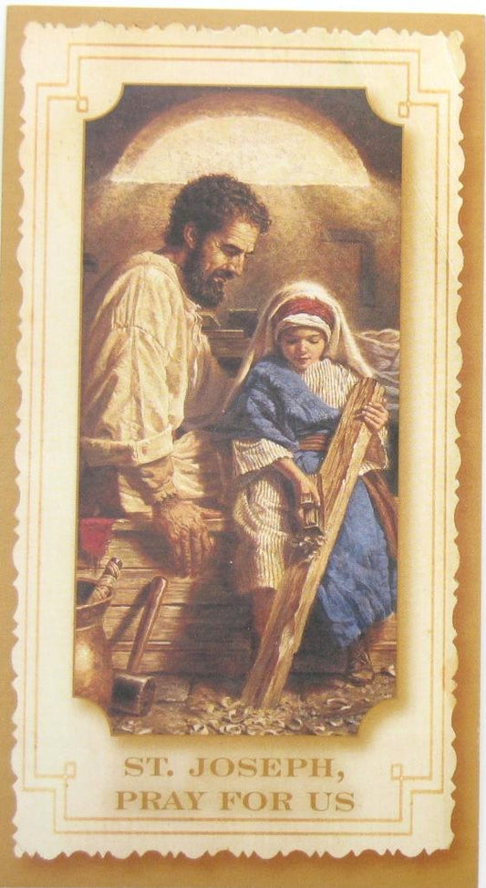 St Joseph Novena Prayercard