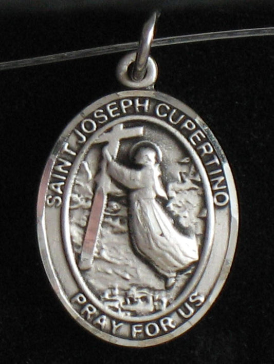 St. Joseph Cupertino - Sterling Silver Medal With Chain