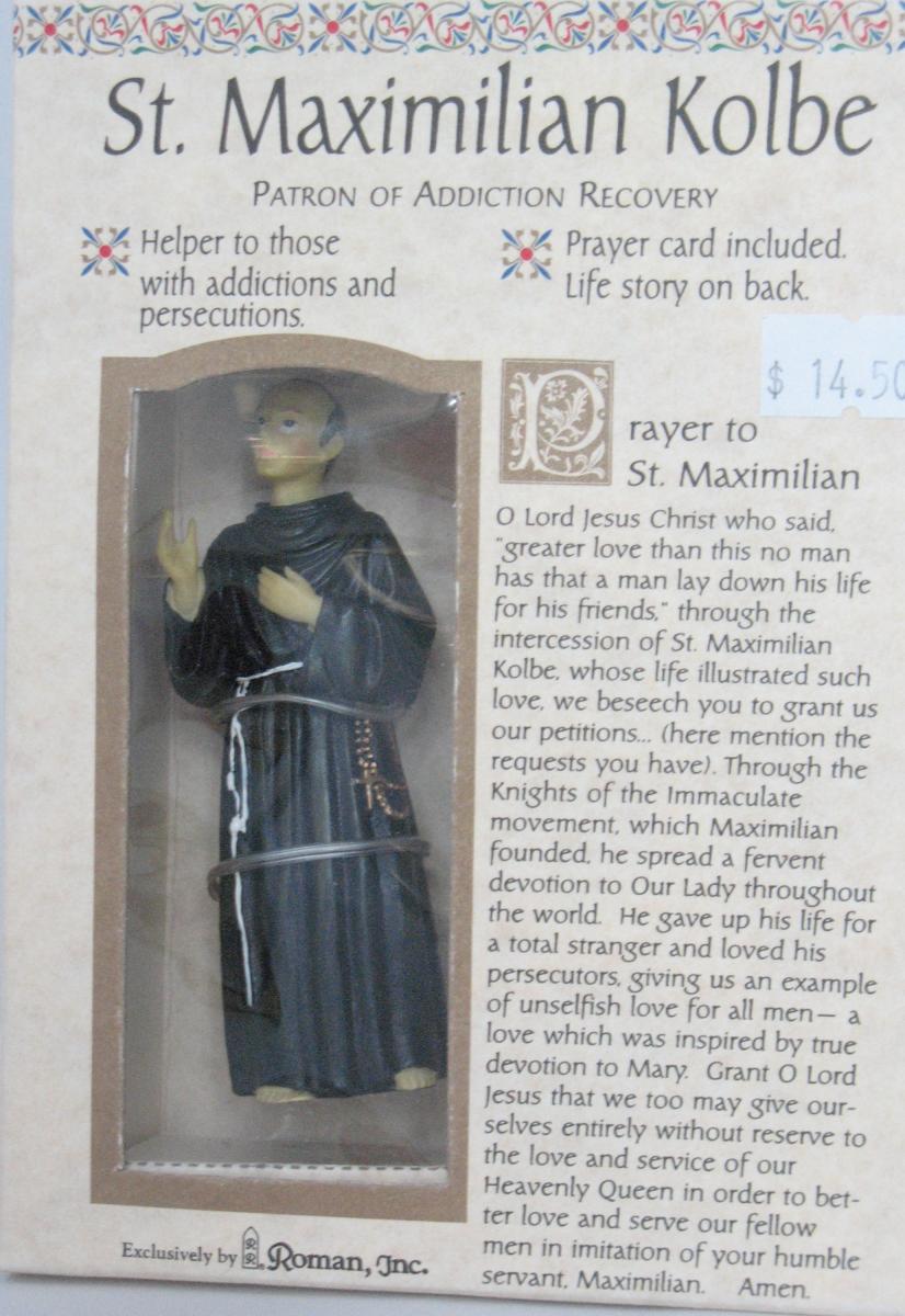 Statue - St. Maximilian Kolbe - 3.25 Inch