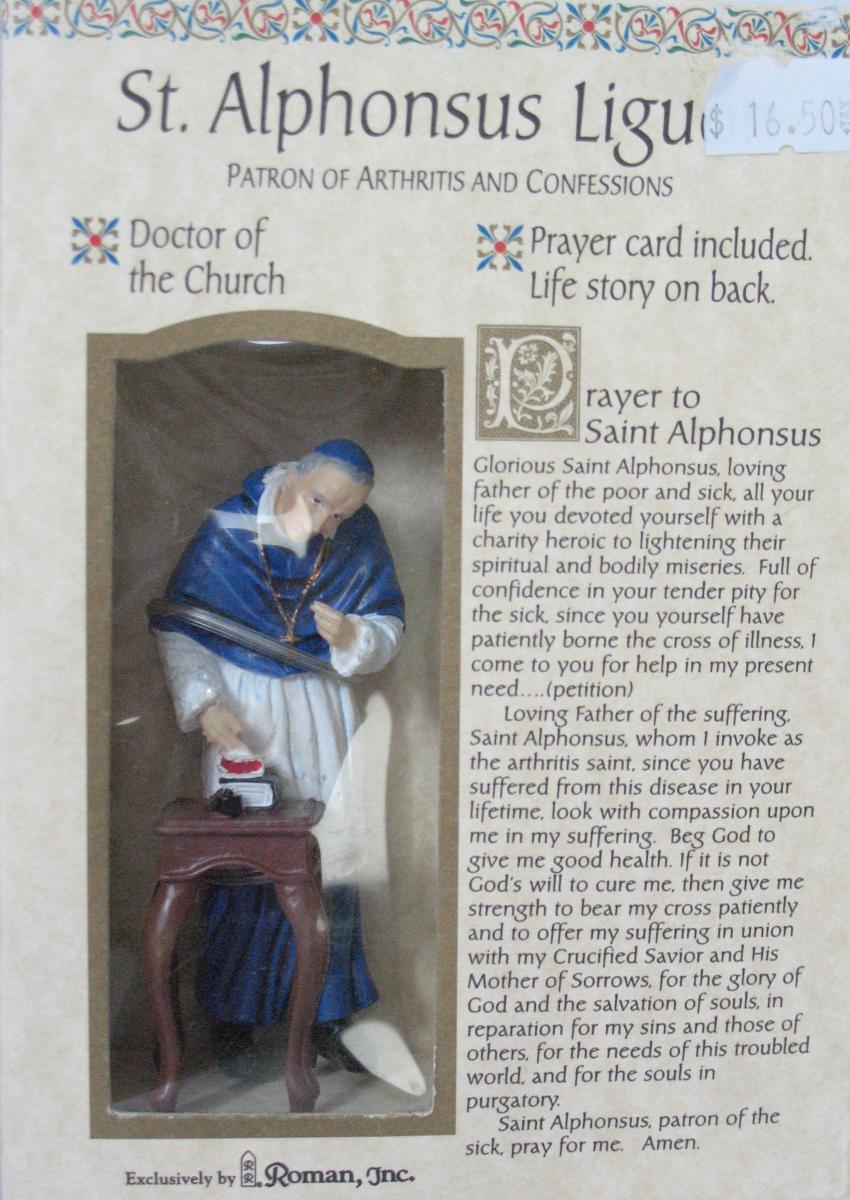 Statue - St Alphonsus Liguori - 3.5 Inch