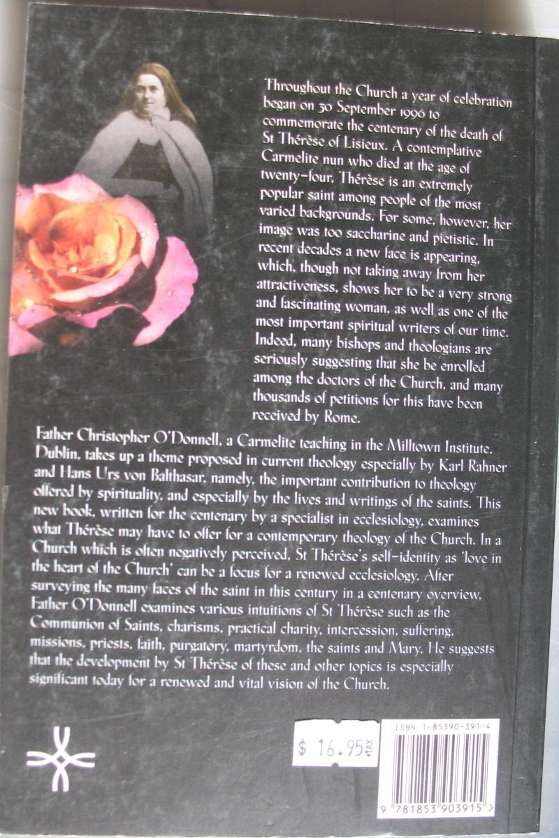 Love in the Heart of the Church- The Mission of St. Therese of Lisieux