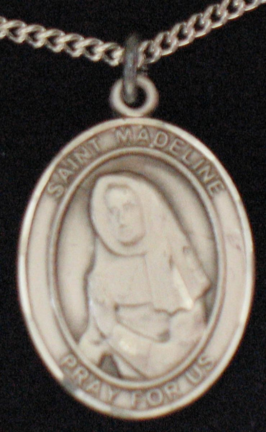 St. Madeline Sophie Barat - Sterling Silver Medal with Chain