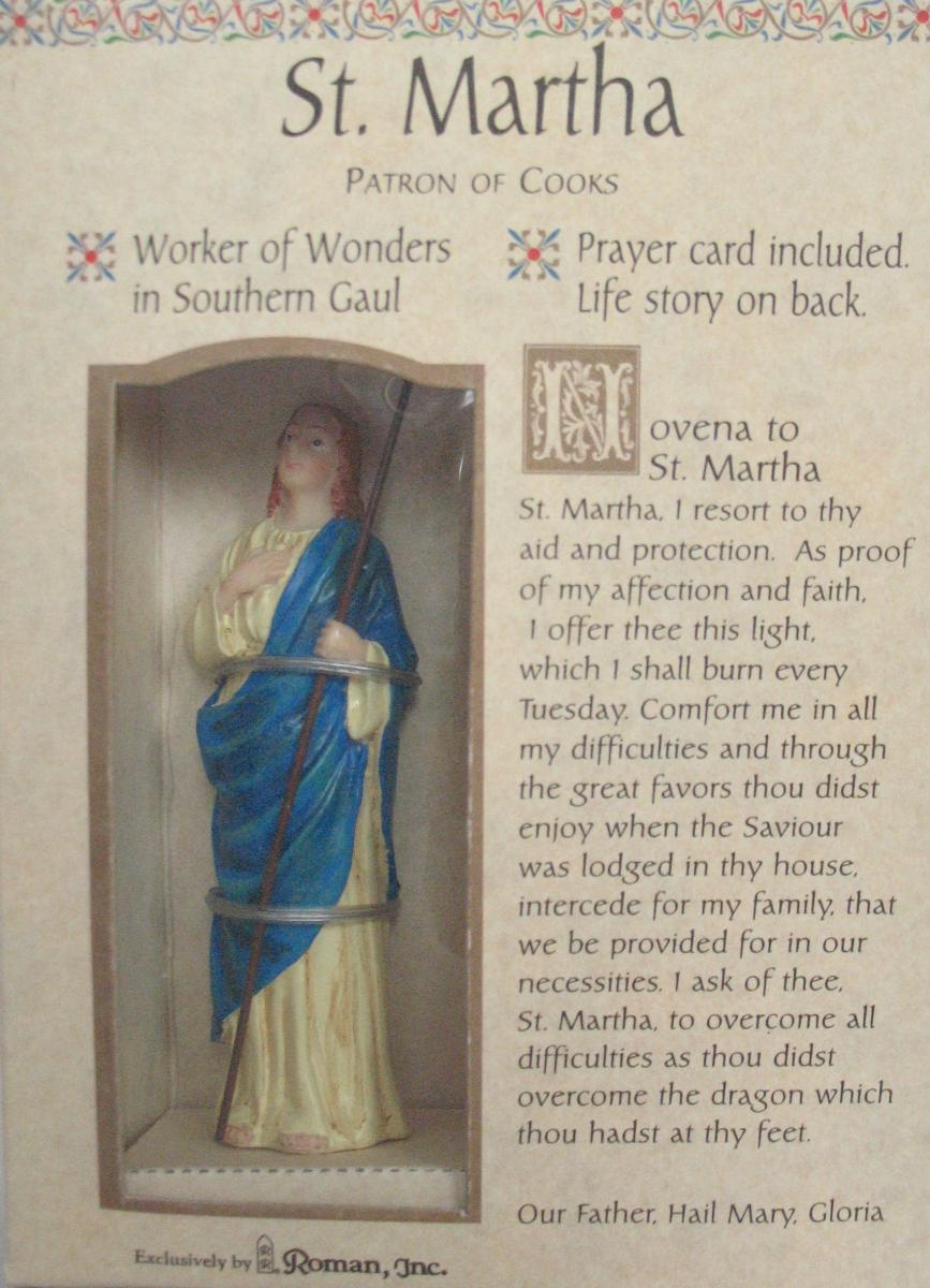 Statue - St. Martha - 4.4 Inch