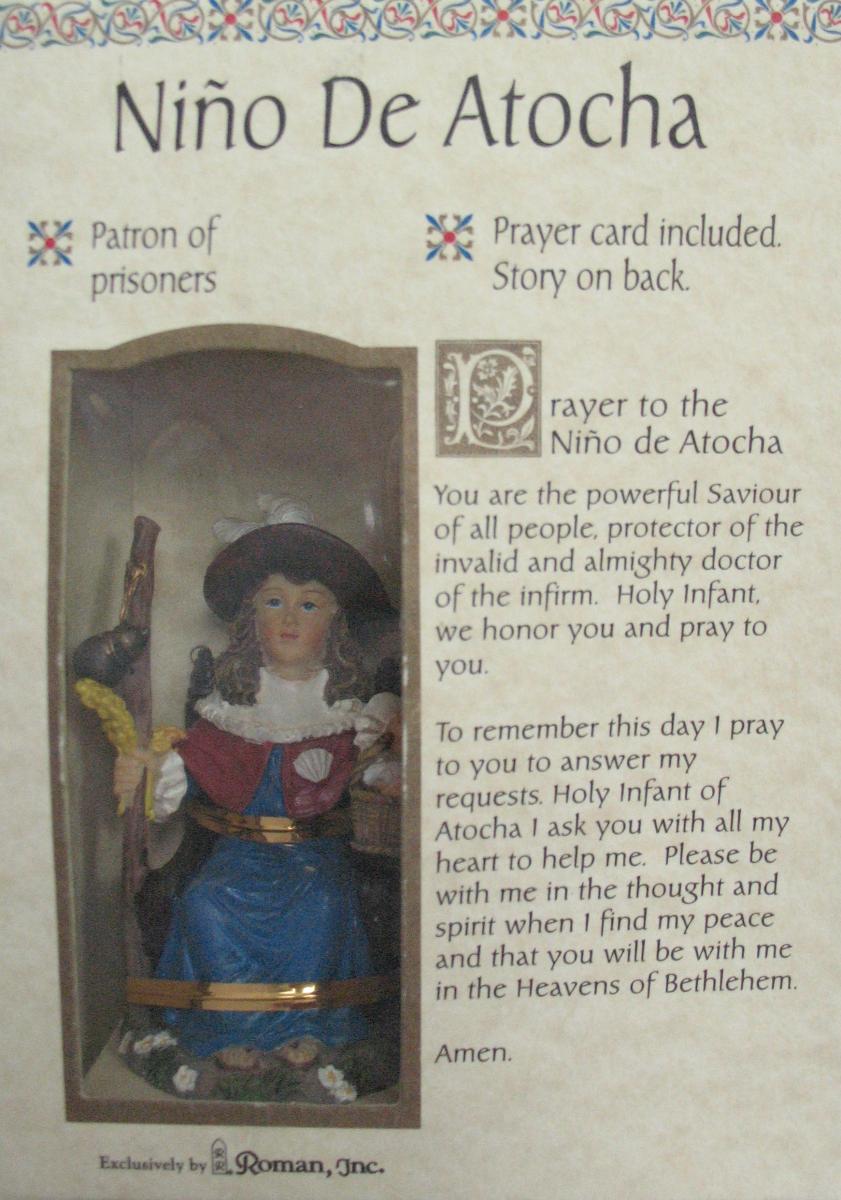 Statue - Nino De Atocha Statue (Holy Infant of Atocha) - 3.25 Inch