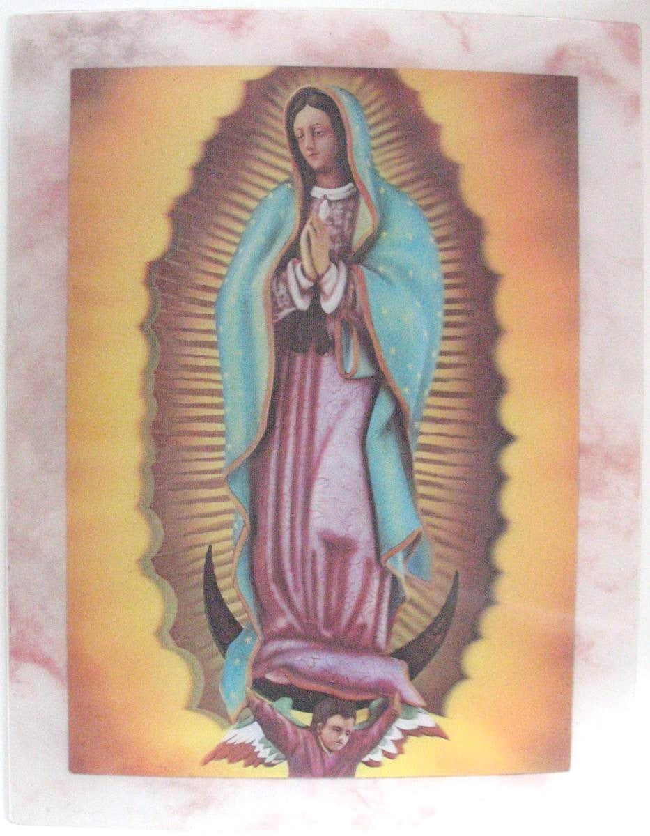 Our Lady of Guadalupe 3D Picture  - 10 x 13
