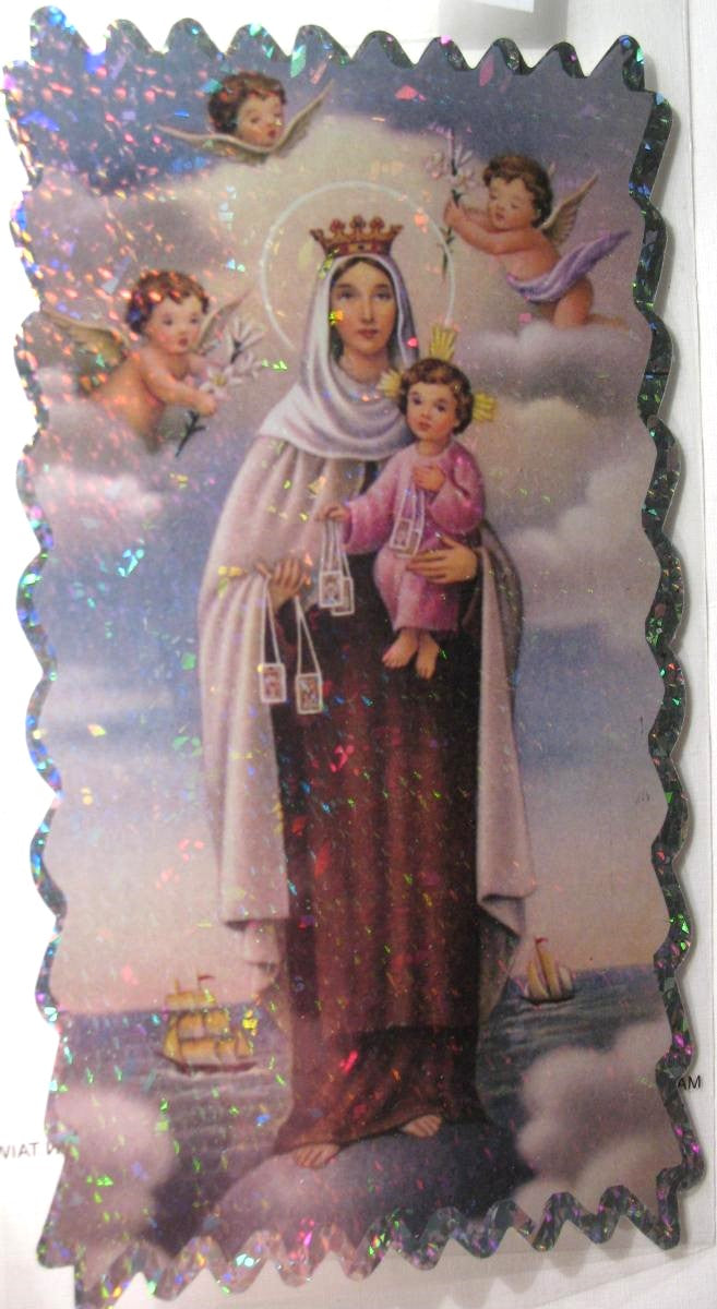 Laser Sticker - Jesus, Mary & Joseph