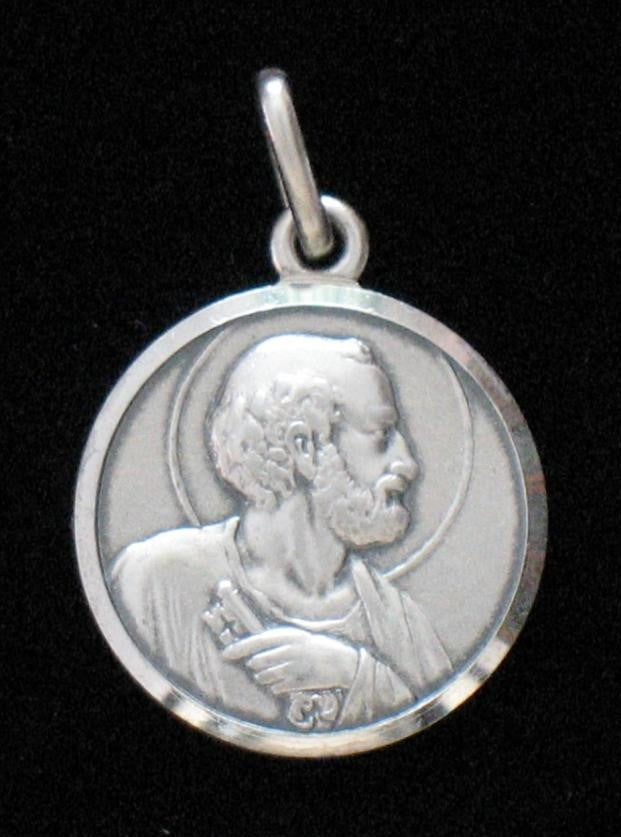 St. Peter - Sterling Silver Medal