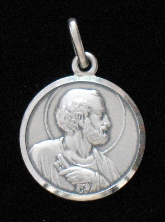St. Peter - Sterling Silver Medal