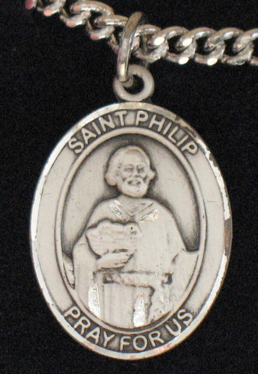 St. Philip the Apostle - Sterling Silver Medal with Chain