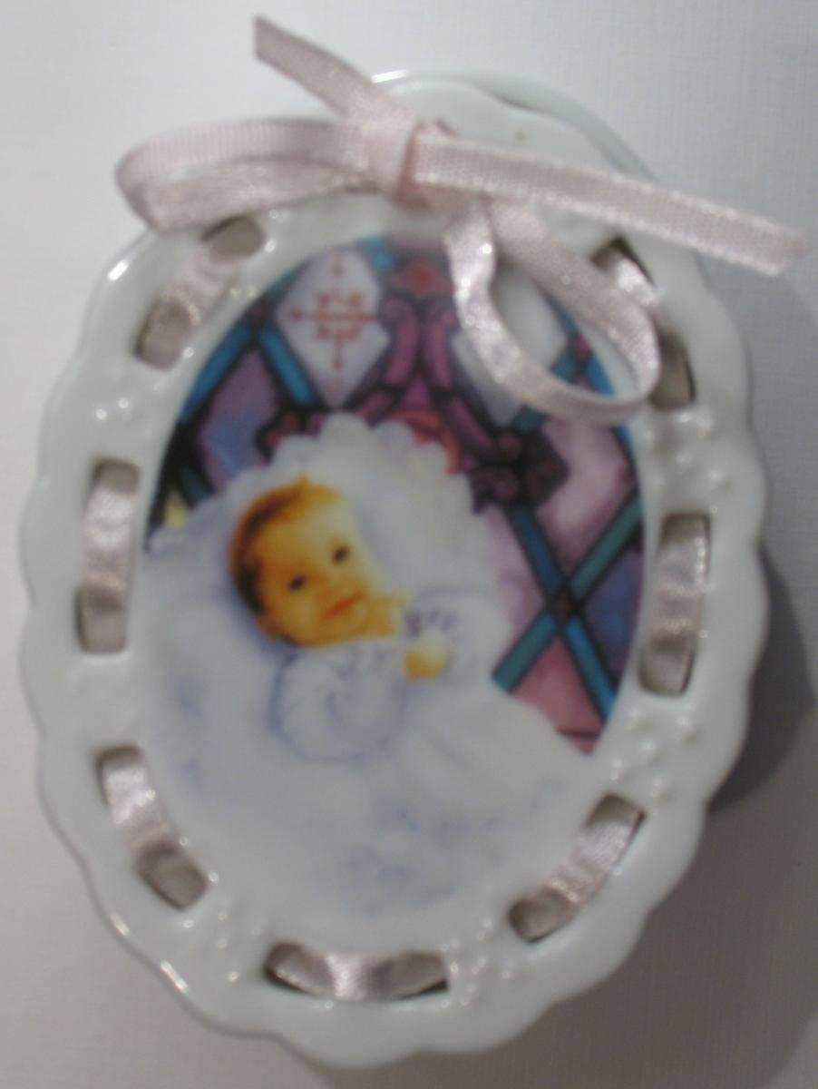 Baby Trinket Box - Blue or Pink