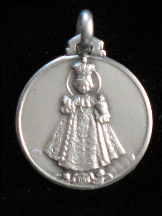Infant of Prague - Sterling Silver Medal