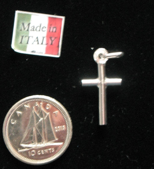 Cross - Sterling Silver Small Tube