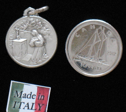 St. Rita - Sterling Silver Medal