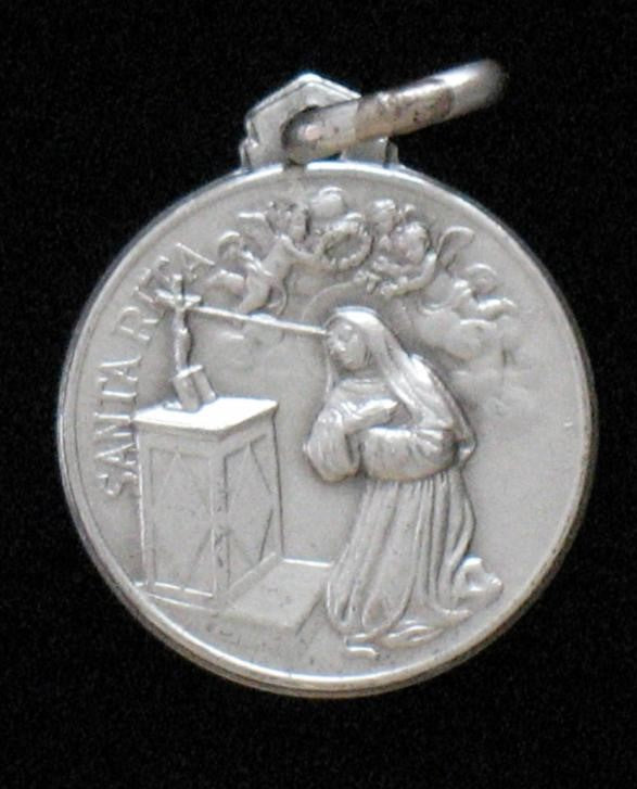 St. Rita - Sterling Silver Medal