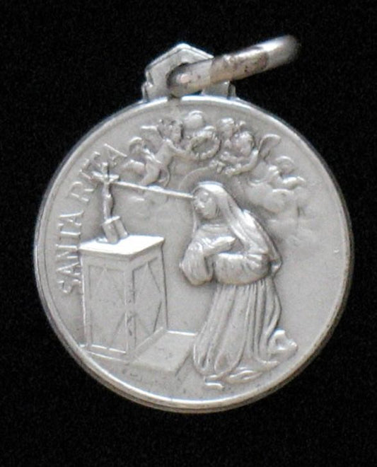 St. Rita - Sterling Silver Medal
