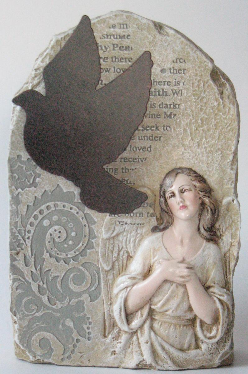 Angel and Dove Stone