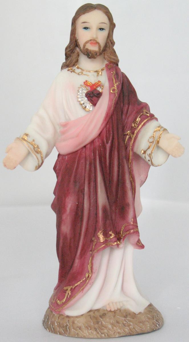 Statue - Sacred Heart - 5 Inch