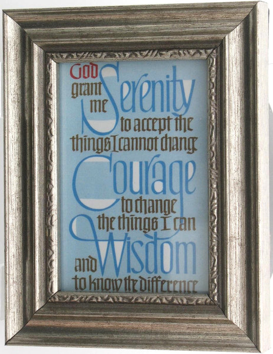 Serenity Prayer Small Framed Picture