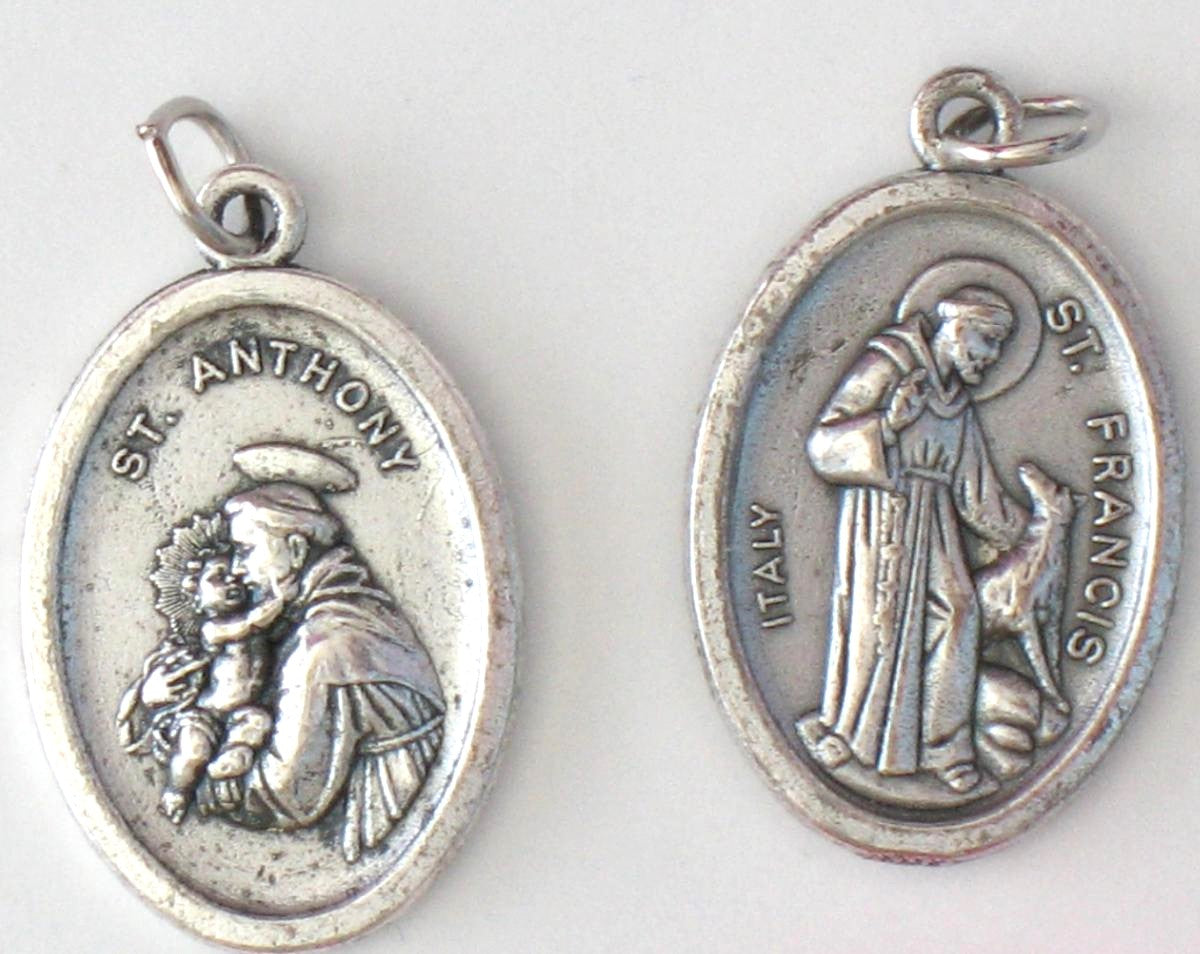 Oxidized Medals - Male Saints (A-B)