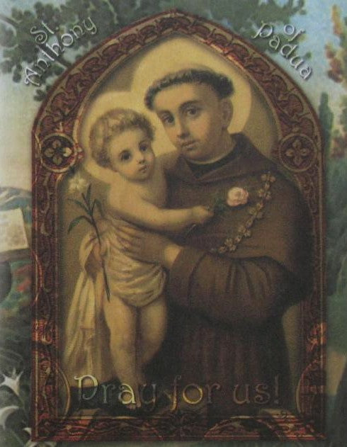 TradeMark NoteCard / BookMark Series - St. Anthony of Padua