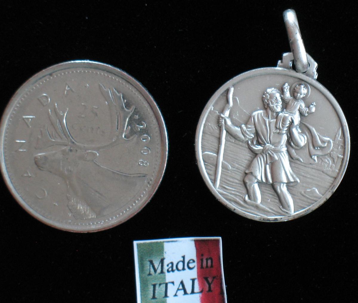 St. Christopher - Sterling Silver Medal