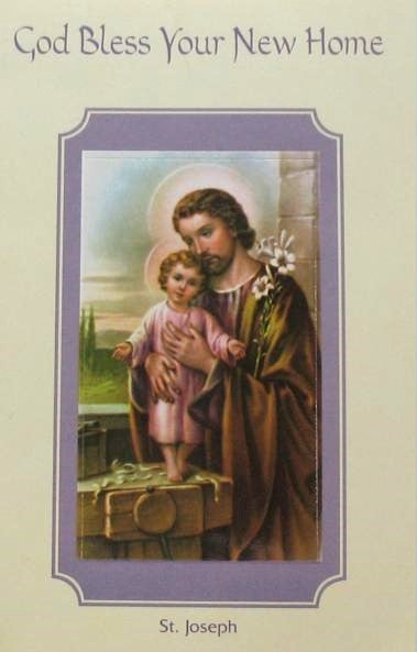 New Home Greeting Card - St. Joseph